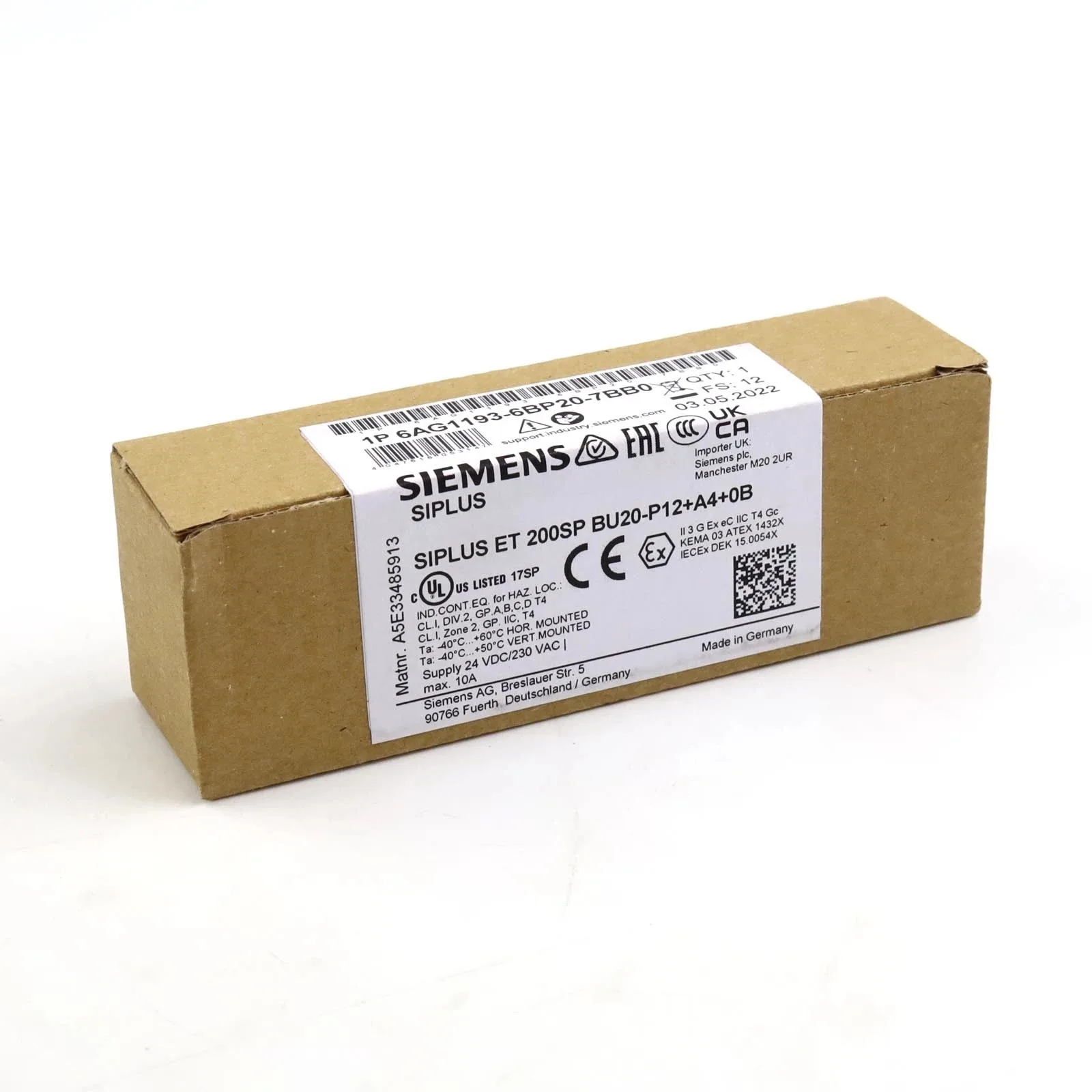 Siemens 6AG1193-6BP20-7BB0 Модуль ET-200