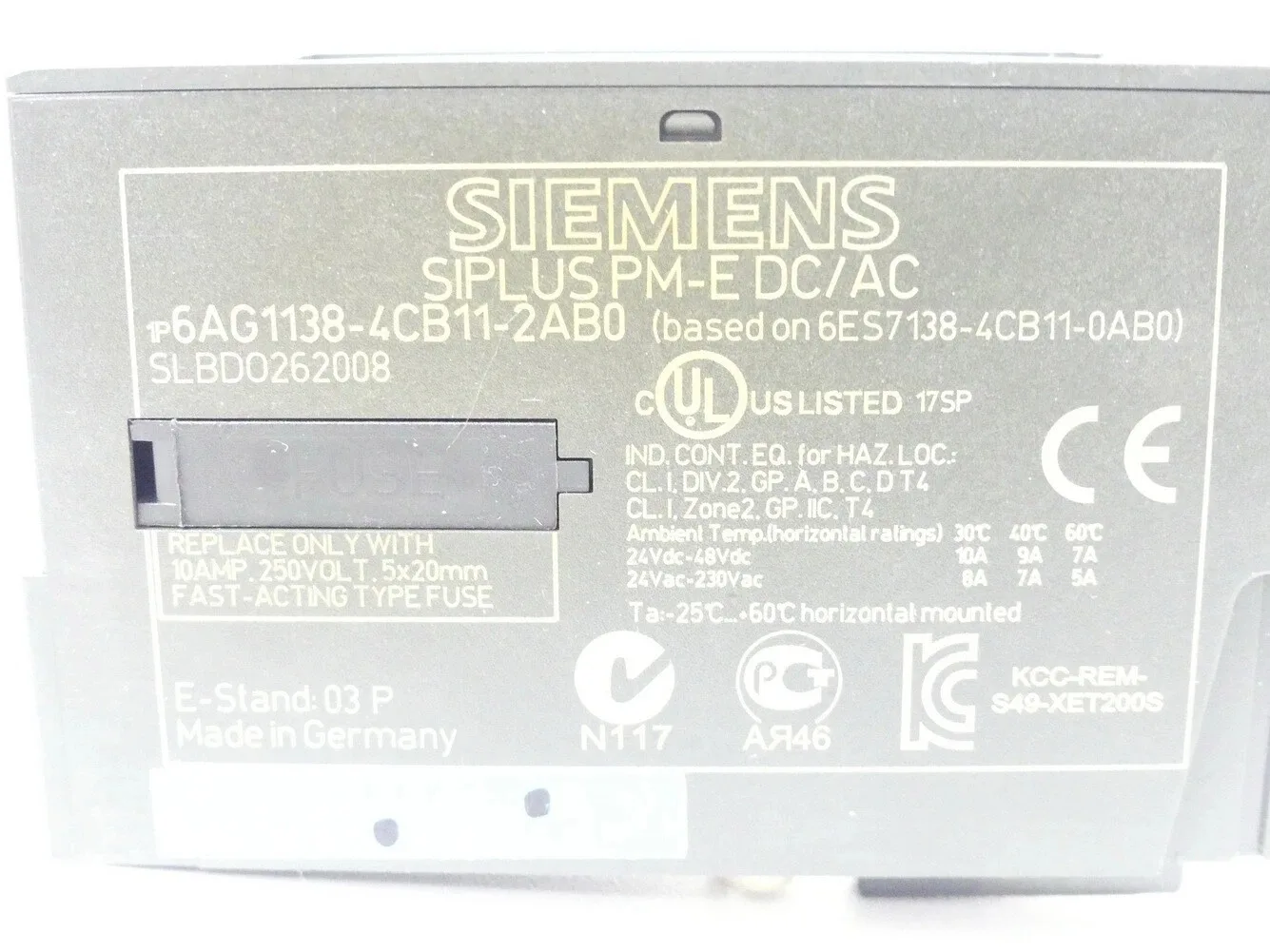 Siemens 6AG1138-4CB11-2AB0 Модуль ET-200 2