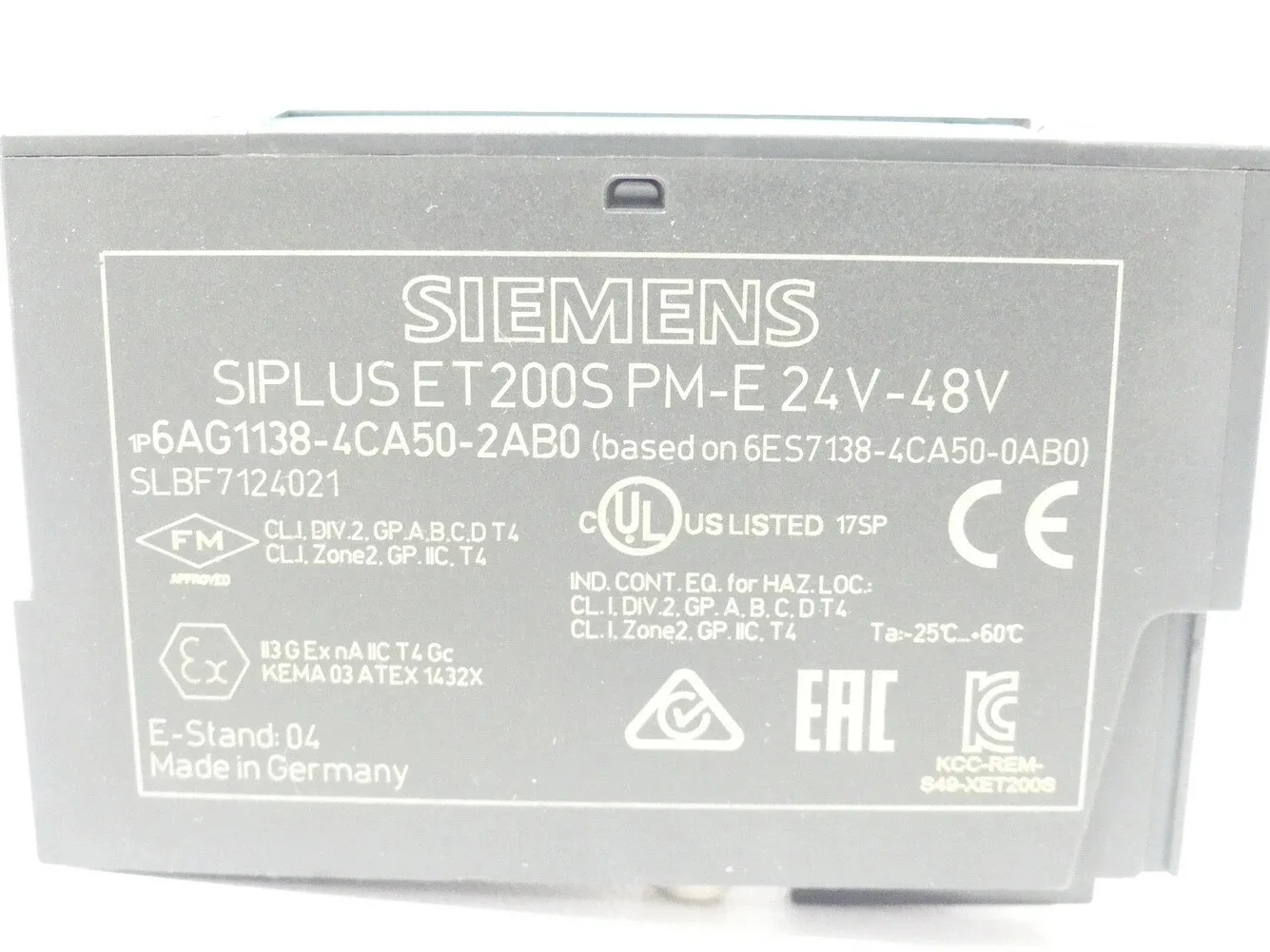 Siemens 6AG1138-4CA50-2AB0 Модуль ET-200 2