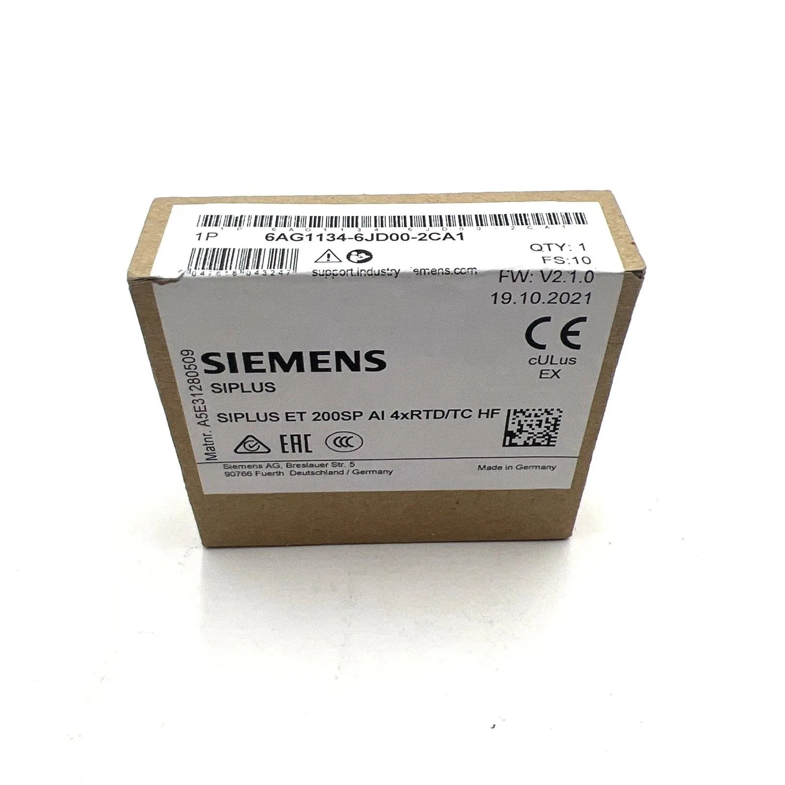 Siemens 6AG1134-6JD00-2CA1 Модуль ET-200