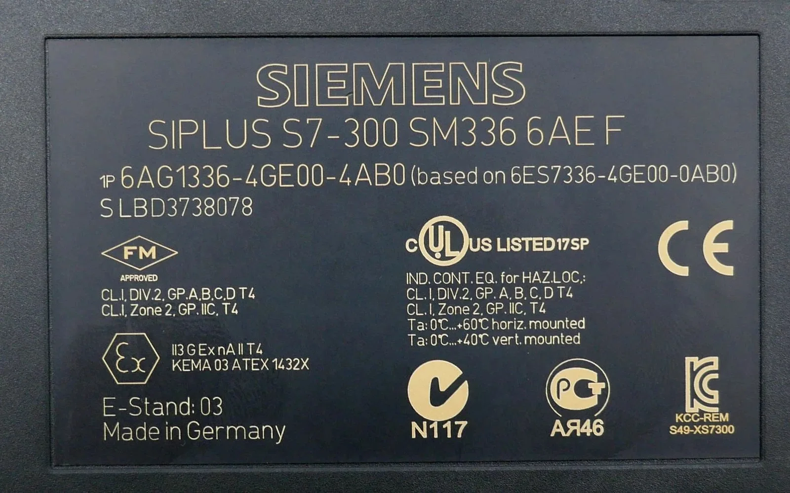 Siemens 6AG1336-4GE00-4AB0 Модуль S7-300 2
