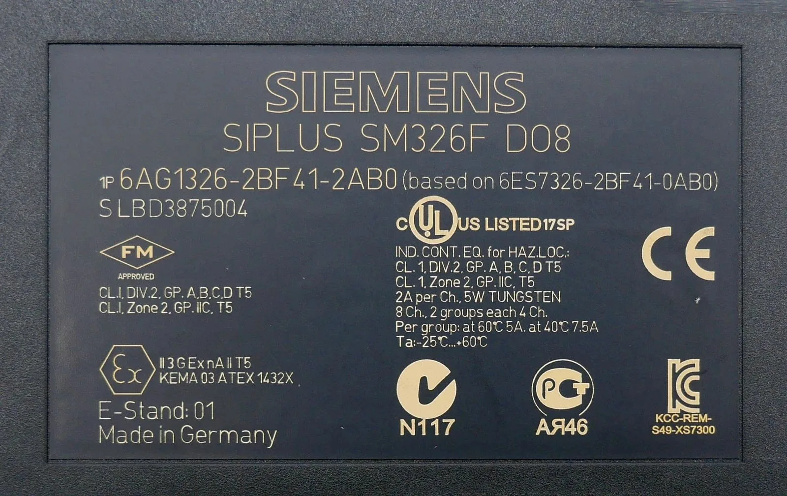 Siemens 6AG1326-2BF41-2AB0 Модуль S7-300 2
