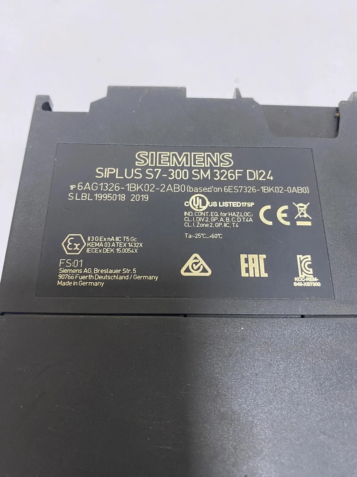 Siemens 6AG1326-1BK02-2AB0 Модуль S7-300 3