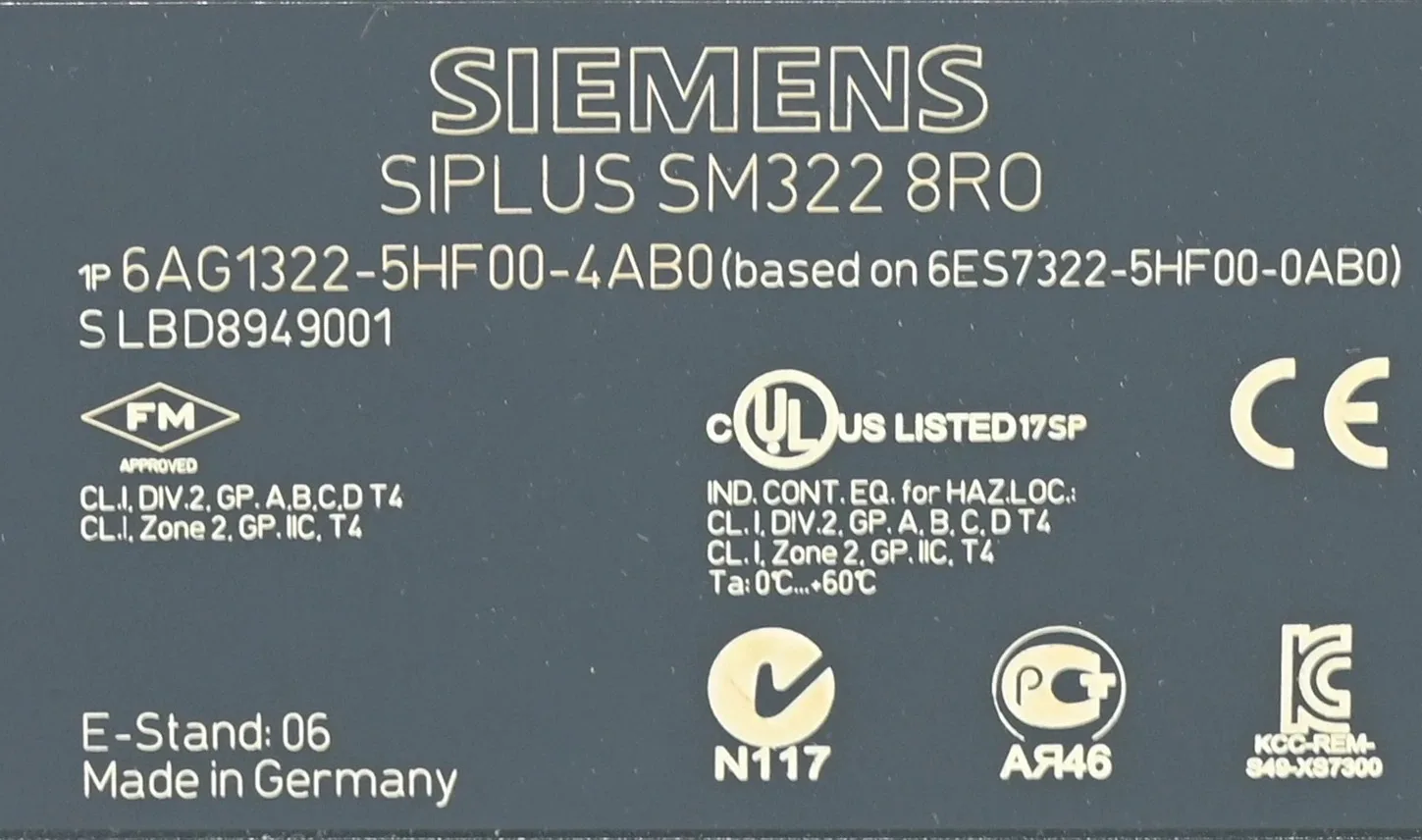 Siemens 6AG1322-5HF00-4AB0 Модуль S7-300 3