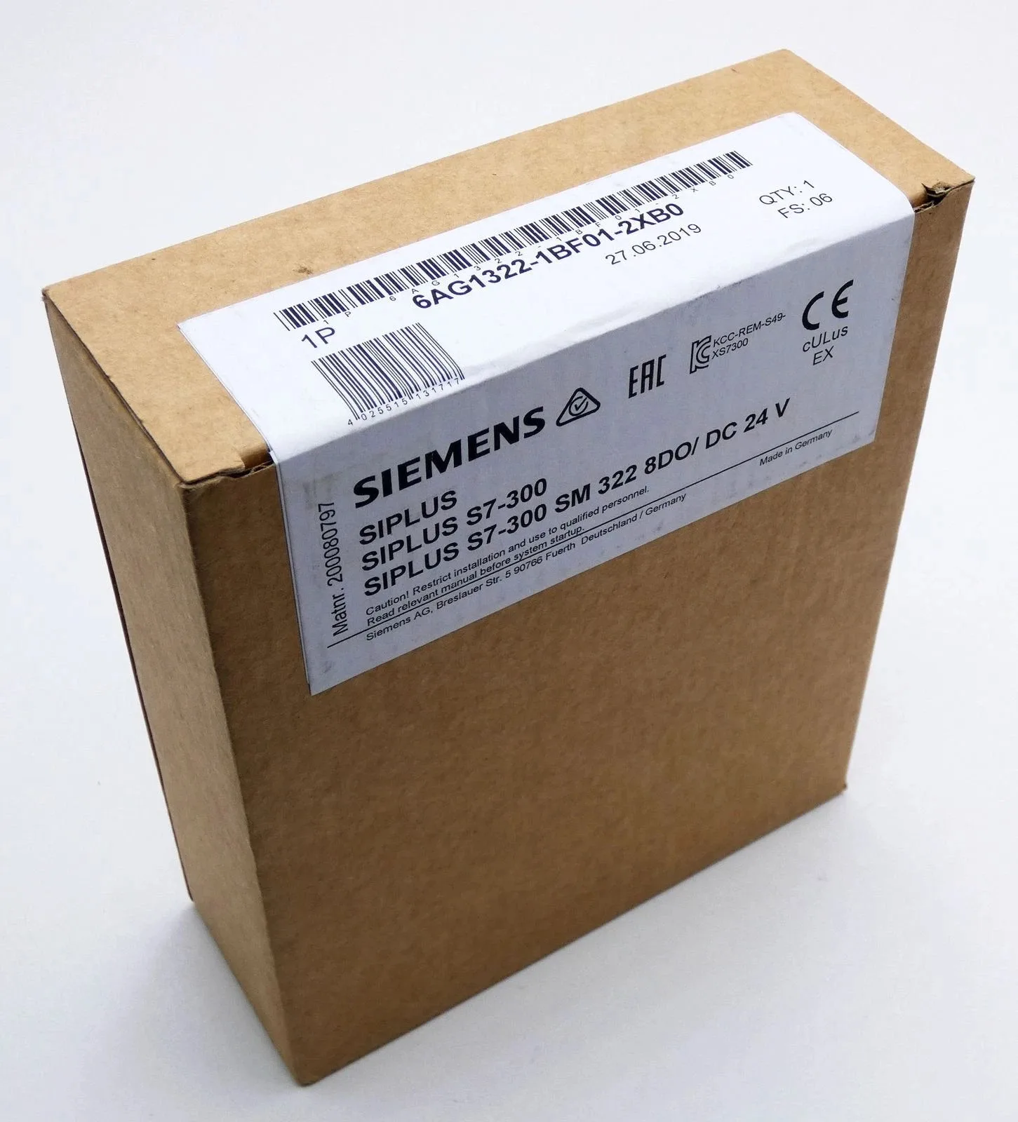 Siemens 6AG1322-1BF01-2XB0 Модуль S7-300