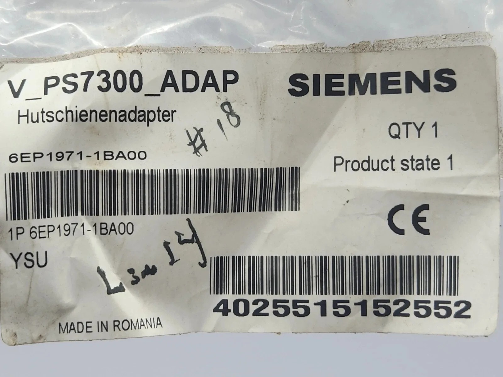 Siemens 6EP1971-1BA00 Модуль S7-300 6