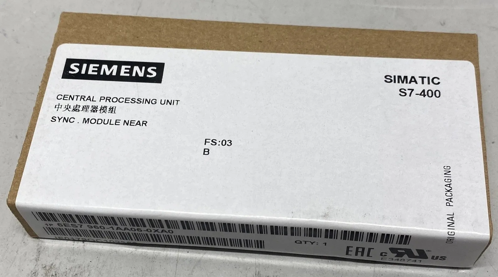 Siemens 6ES7960-1AA06-0XA0 Модуль S7-400 3