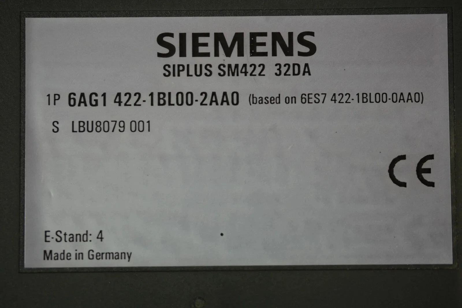 Siemens 6AG1422-1BL00-2AA0 Модуль S7-400 7