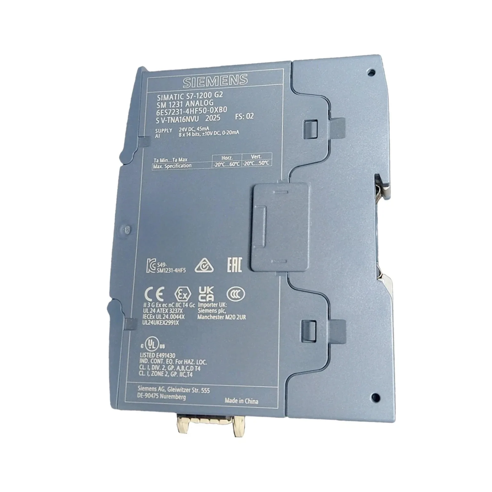 Siemens 6ES7231-4HF50-0XB0 Модуль S7-1200 5