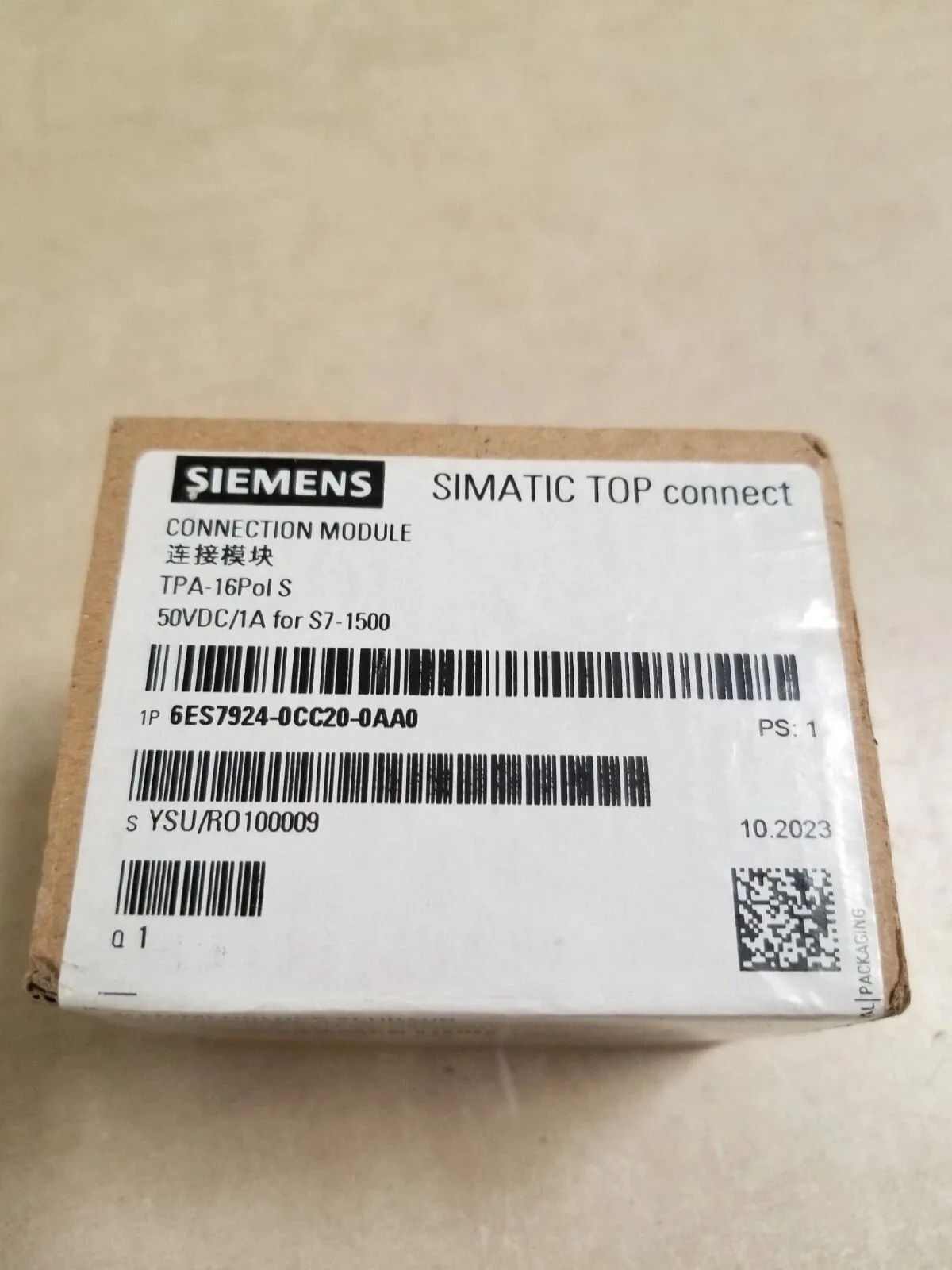 Siemens 6ES7924-0CC20-0AA0 Модуль S7-1500 3