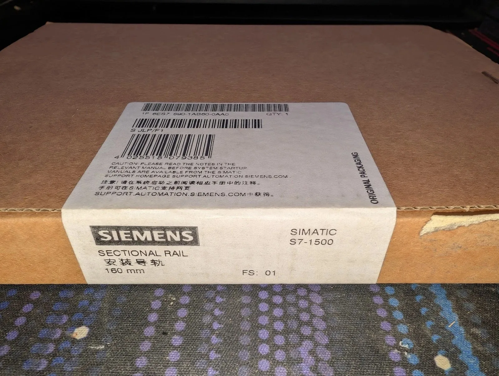 Siemens 6ES7590-1AB60-0AA0 Модуль S7-1500 5