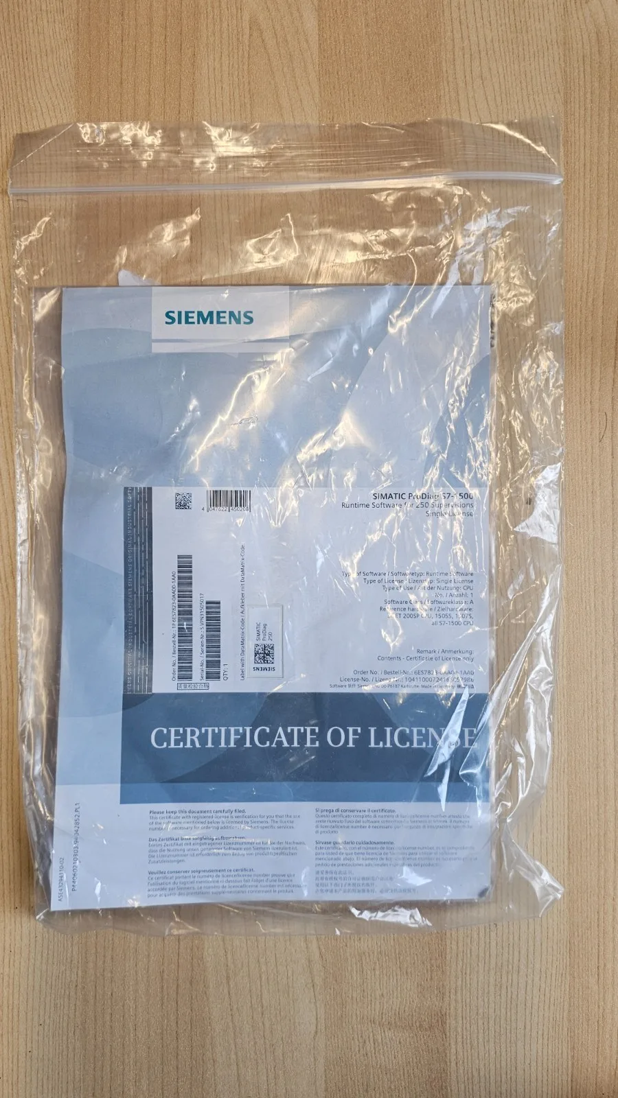 Siemens 6ES7823-0AA00-1AA0 Модуль S7-1500 2