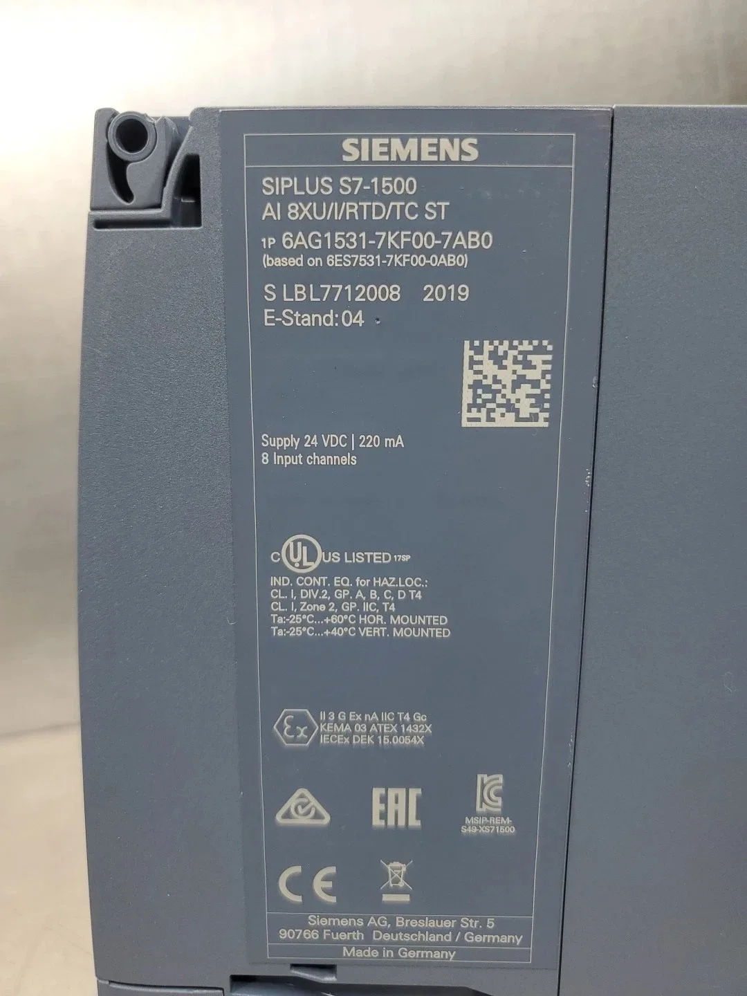 Siemens 6AG1531-7KF00-7AB0 Модуль S7-1500 4