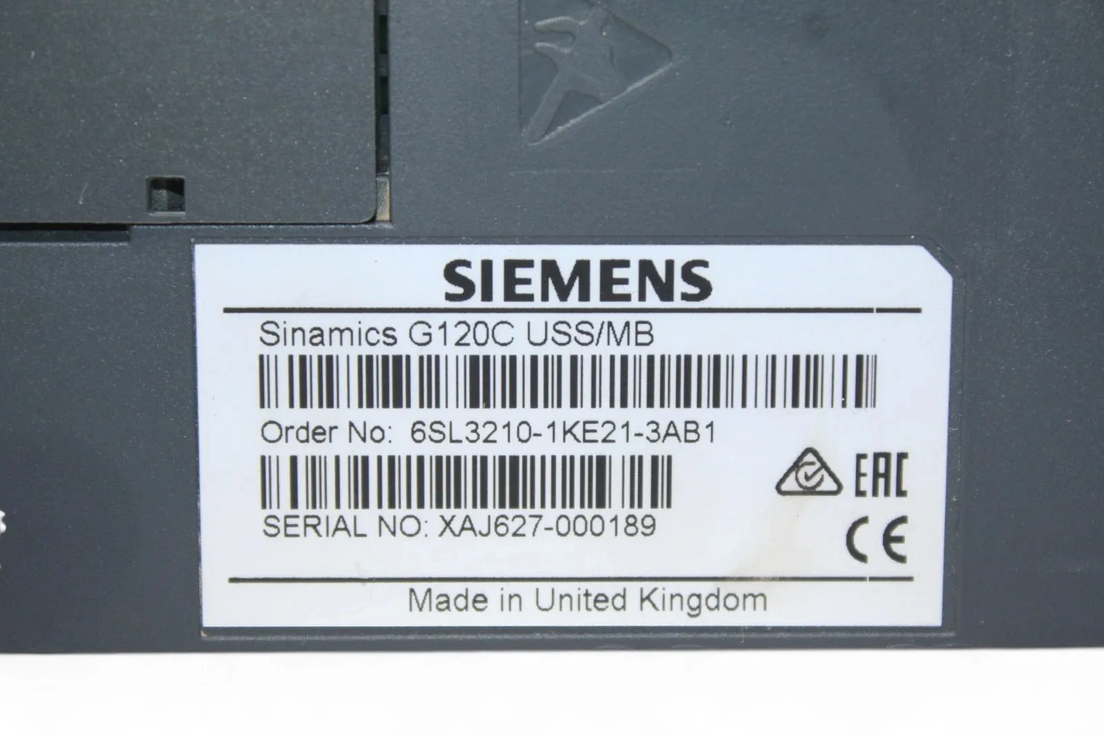 Siemens 6SL3210-1KE21-3AB1 Преобразователь частоты 4