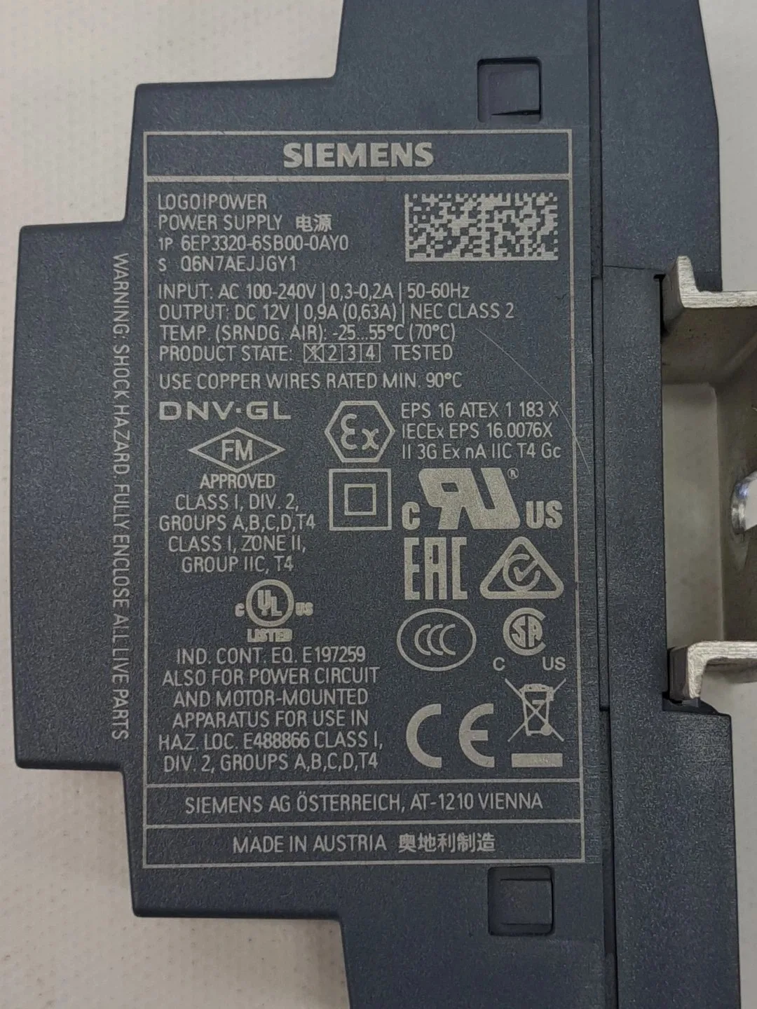 Siemens 6EP3320-6SB00-0AY0 Источник питания переменного тока 6