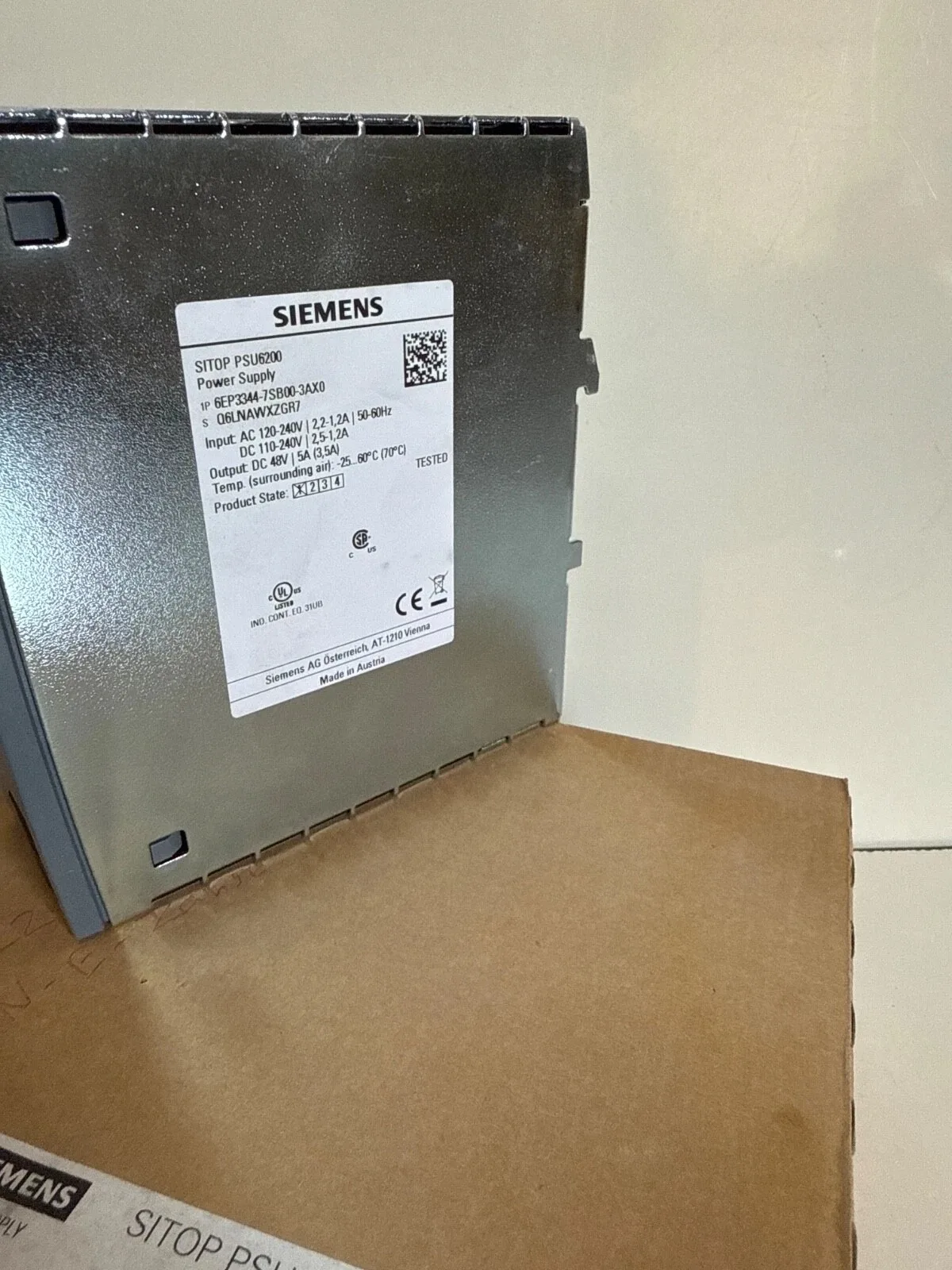 Siemens 6EP3344-7SB00-3AX0 Источник питания переменного тока 3