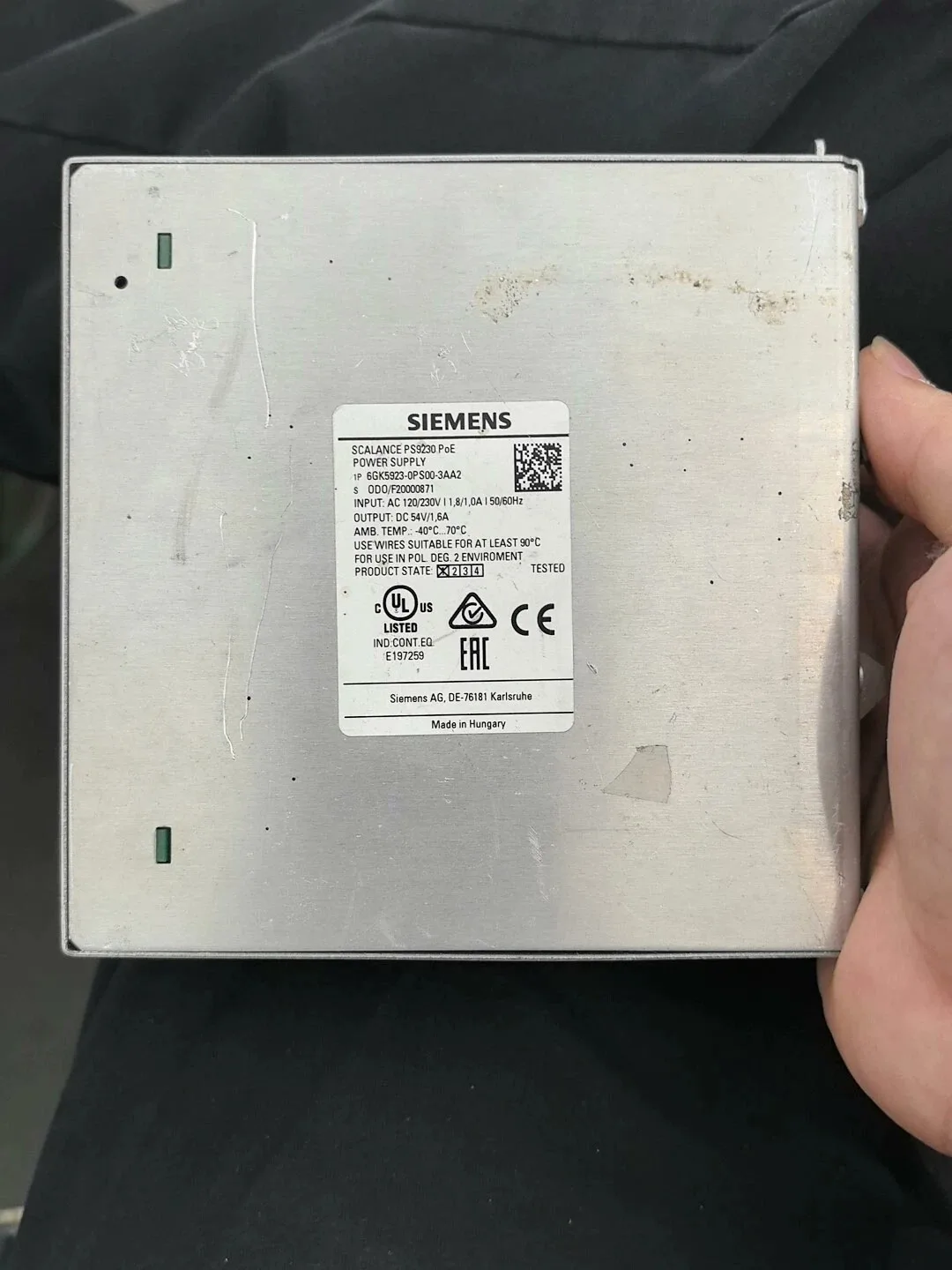 Siemens 6GK5923-0PS00-3AA2 Источник питания постоянного тока 3