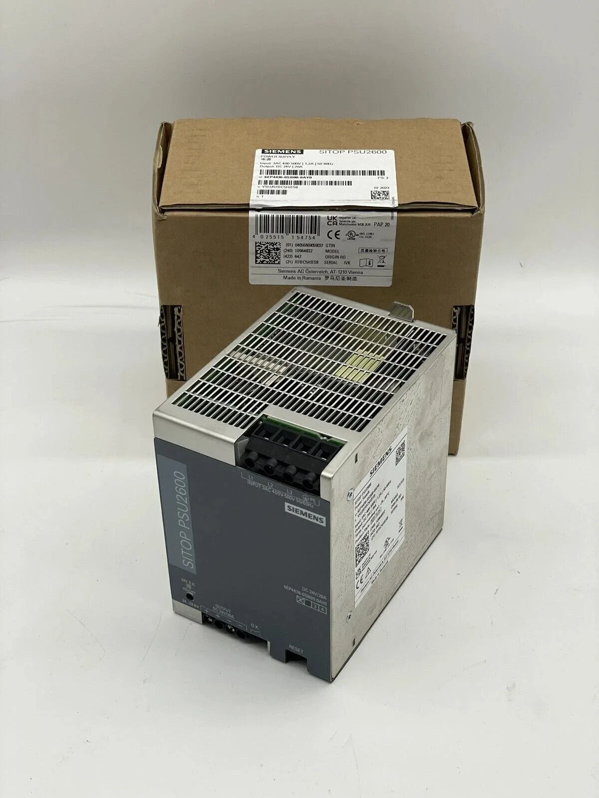 Siemens 6EP4436-0SB00-0AY0 Источник питания постоянного тока 2
