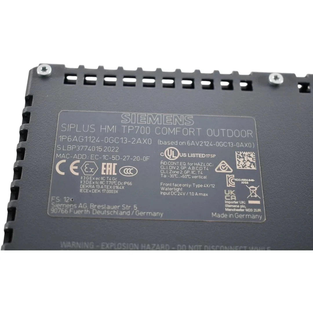 Siemens 6AG1124-0GC13-2AX0 Серия TP 6