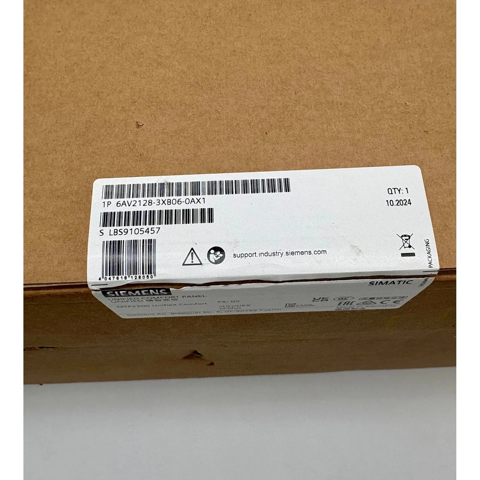 Siemens 6AV2128-3XB06-0AX1 Панели оператора / HMI 4