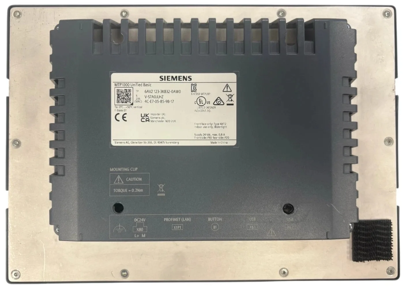 Siemens 6AV2123-3KB32-0AW0 Панели оператора / HMI 2