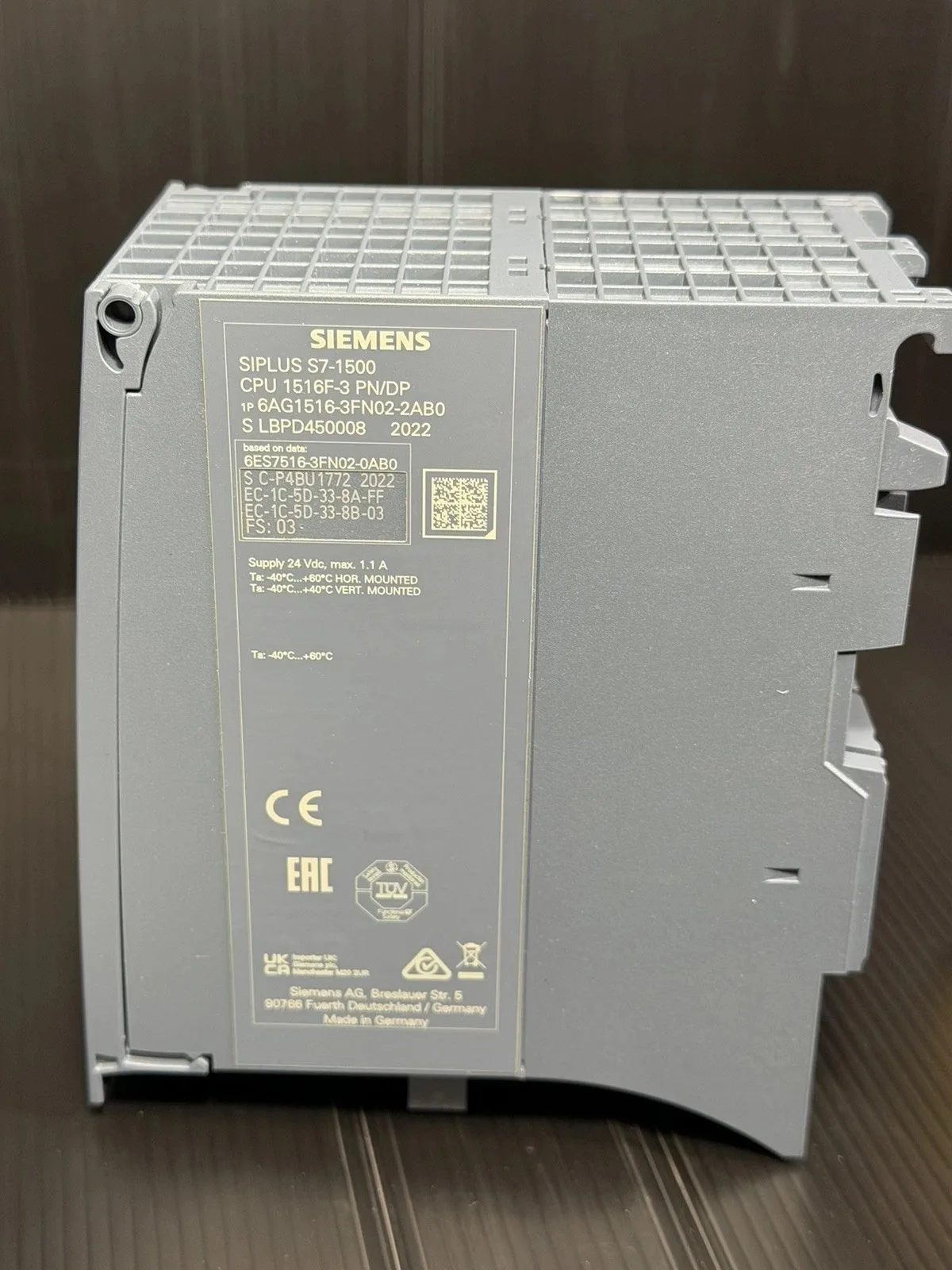 Siemens 6AG1516-3FN02-2AB0 SIMATIC S7-1500 4