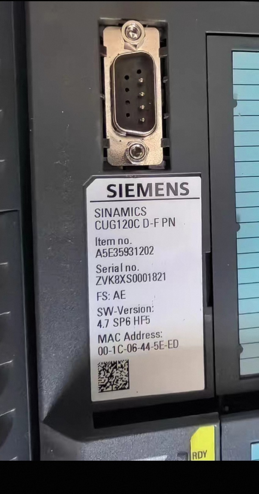 Siemens 6SL3210-1KE32-1UF1 Преобразователь частоты 3