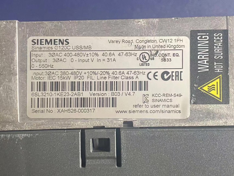 Siemens 6SL3210-1KE23-2AB1 Преобразователь частоты 2
