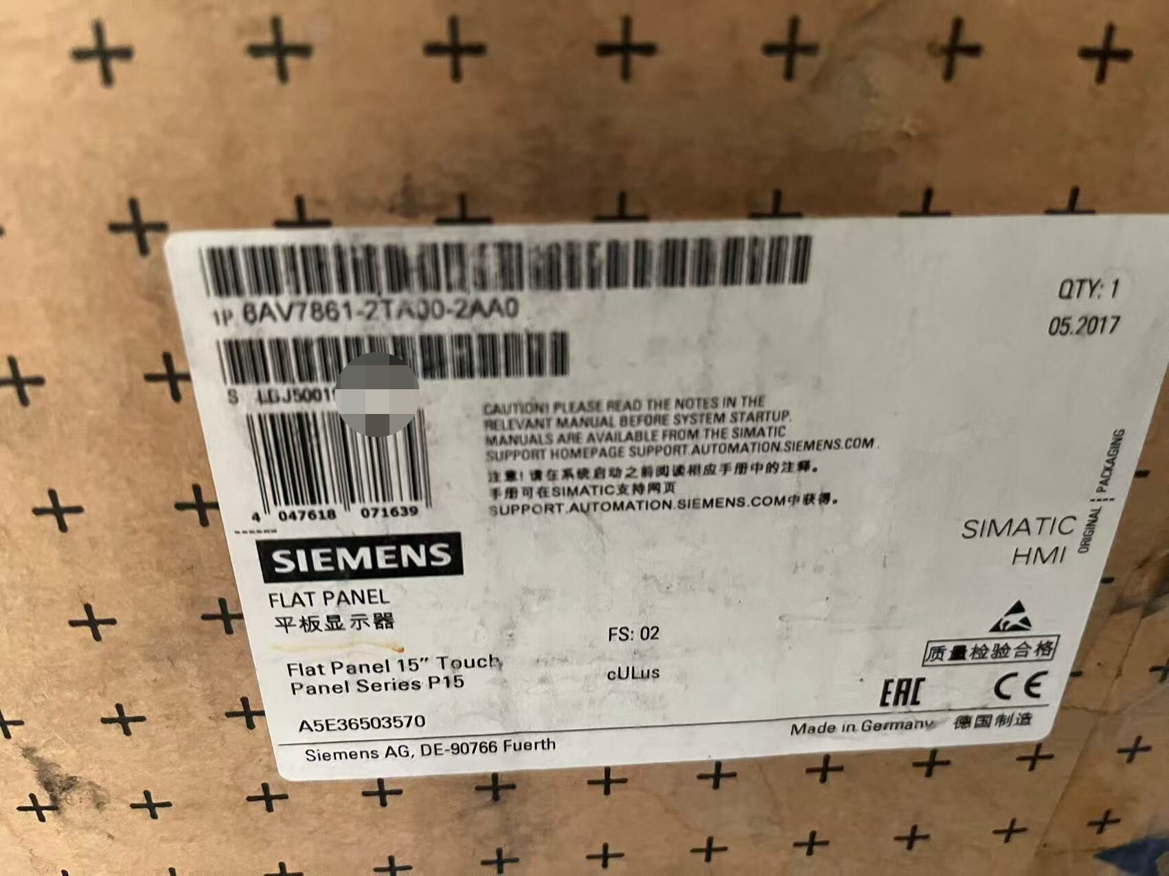 Siemens 6AV7861-2TA00-2AA0 Модуль 5