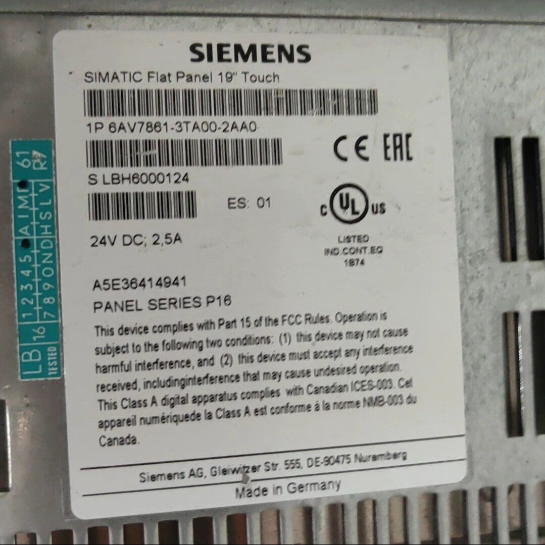Siemens 6AV7861-3TA00-2AA0 Модуль 3