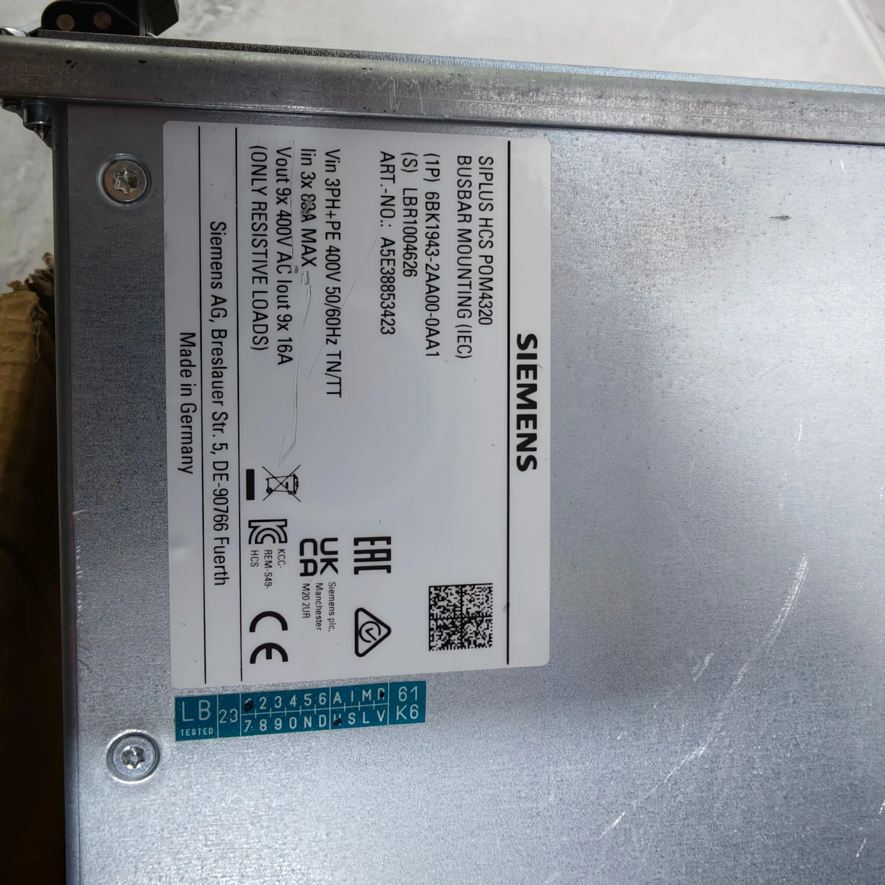 Siemens 6BK1943-2AA00-0AA1 Модуль 4