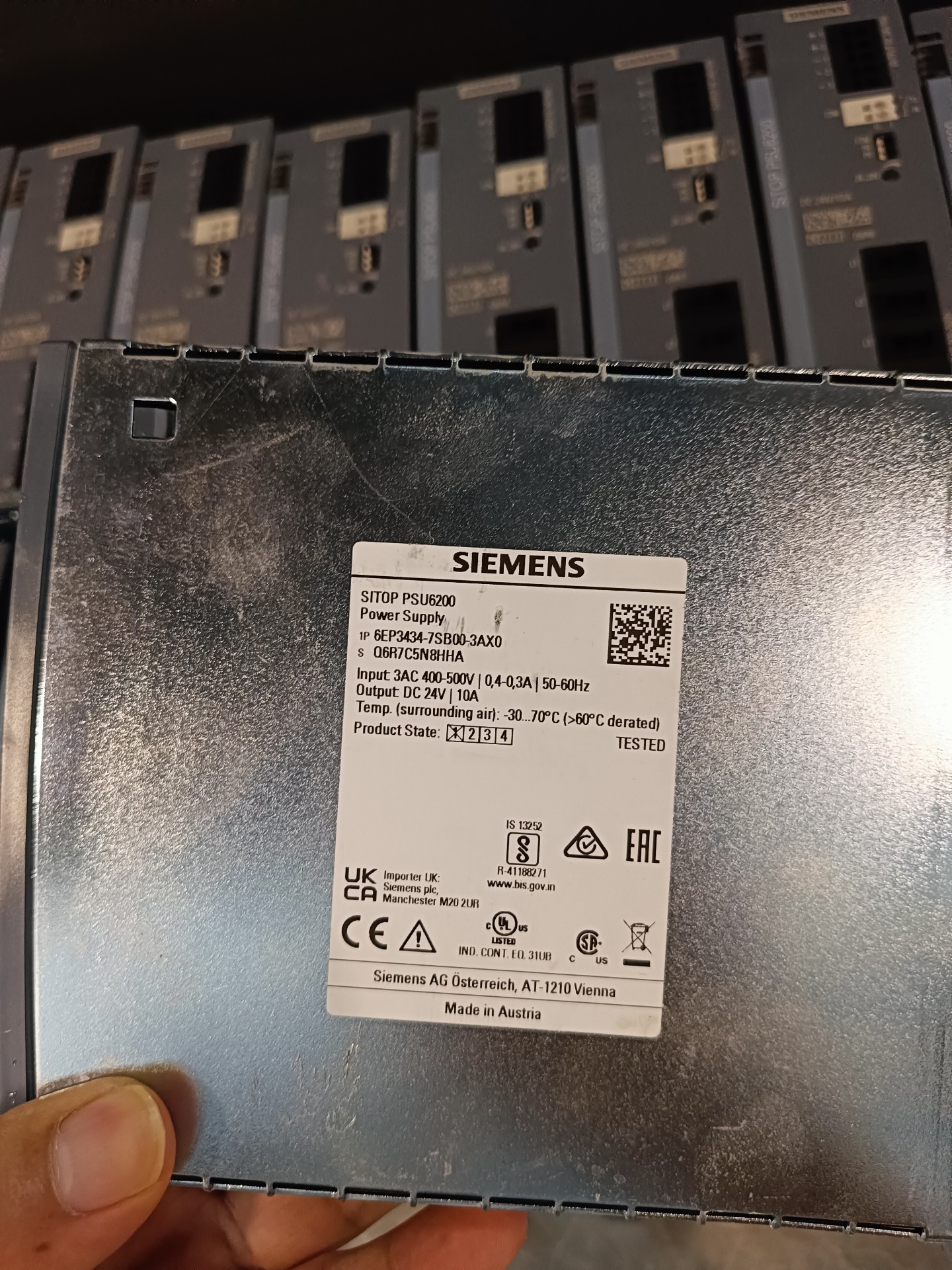 Siemens 6EP3434-7SB00-3AX0 Источник питания постоянного тока