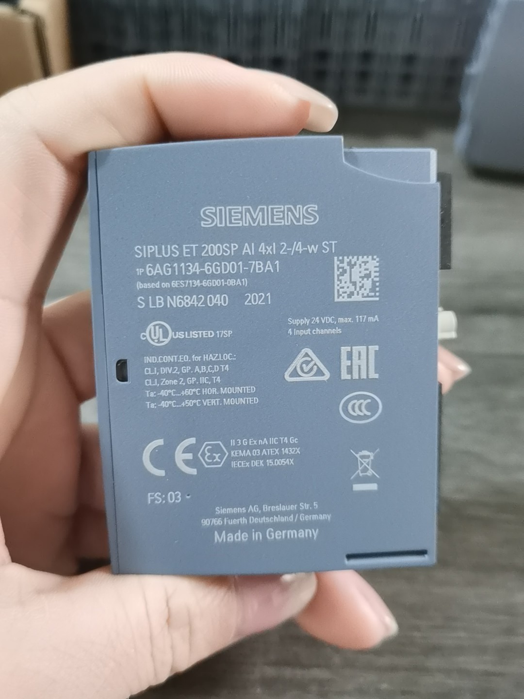 Siemens 6AG1134-6GD01-7BA1 Модуль ET-200