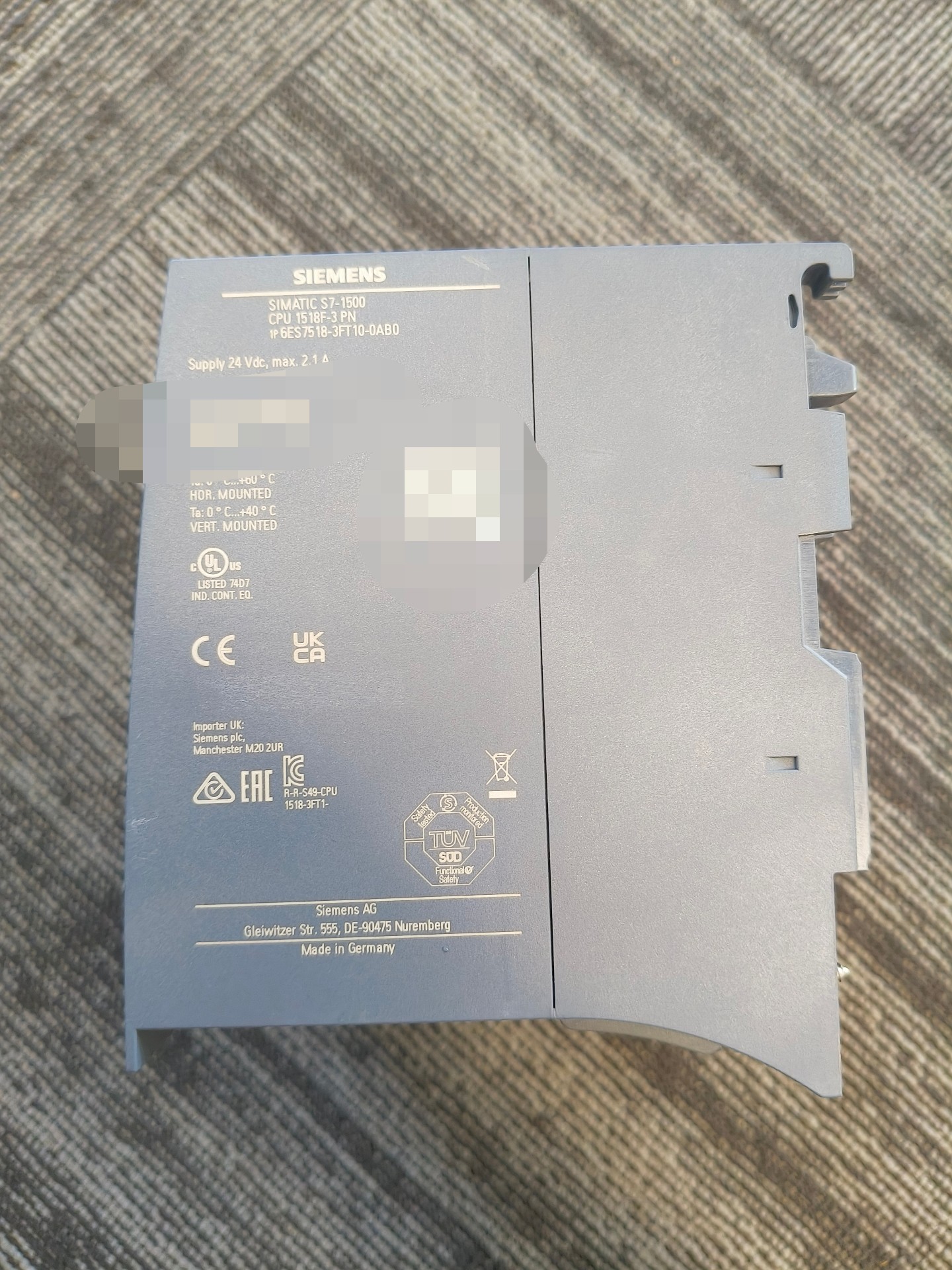 Siemens 6ES7518-3FT10-0AB0 SIMATIC S7-1500