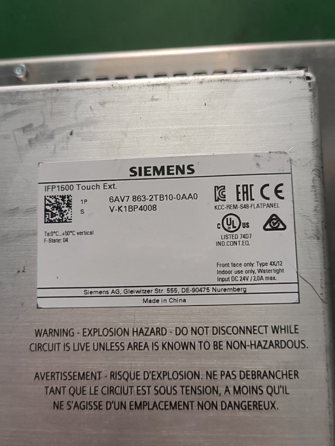 Siemens 6AV7863-2TB10-0AA0 Модуль 2