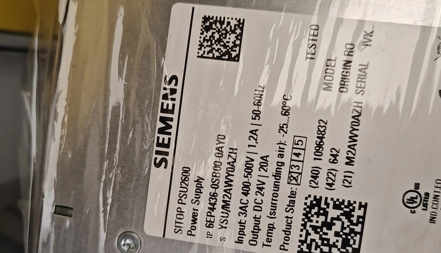 Siemens 6EP4436-0SB00-0AY0 Источник питания постоянного тока