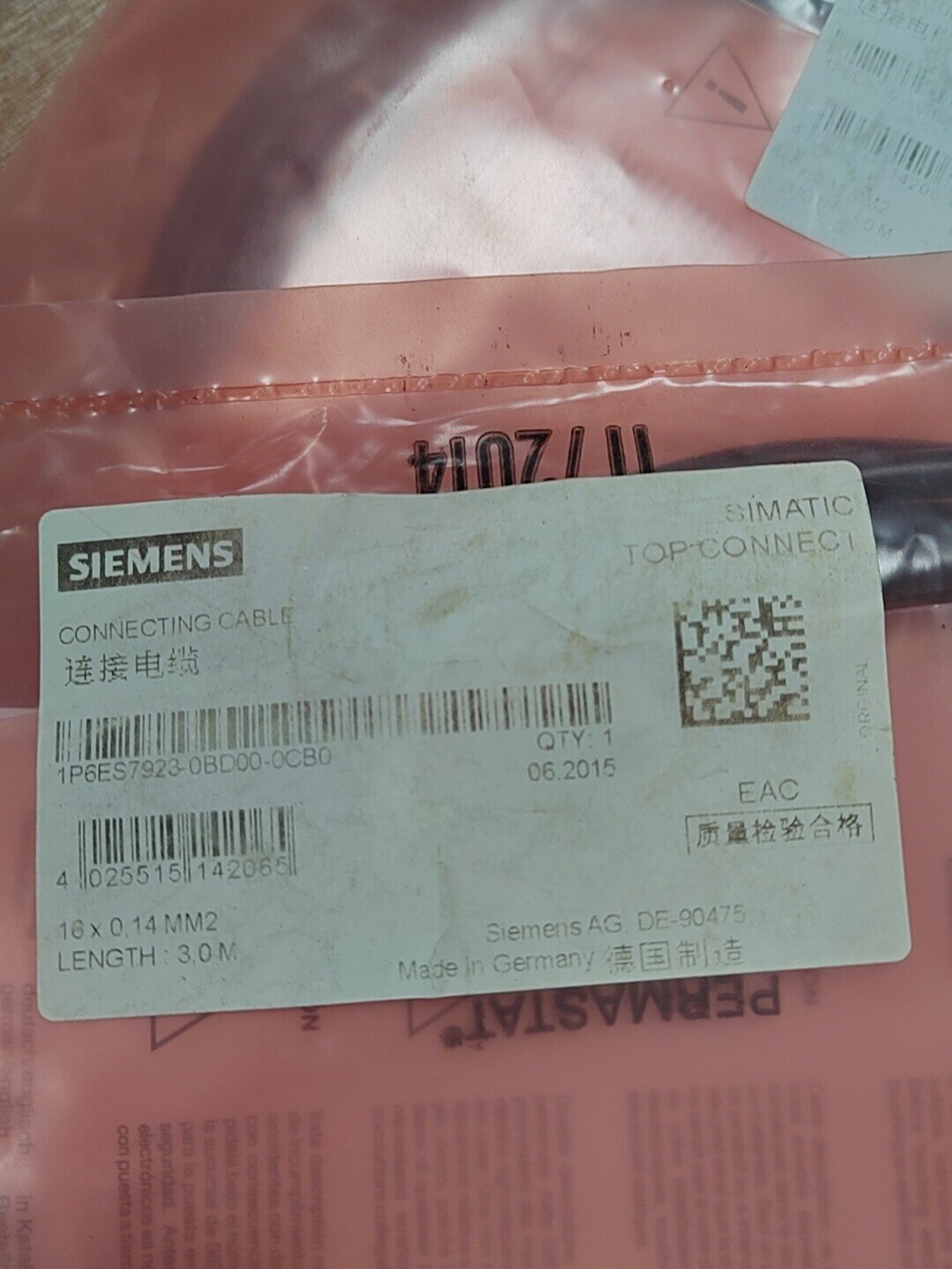 Siemens 6ES7923-0BD00-0CB0 Модуль S7-300 3
