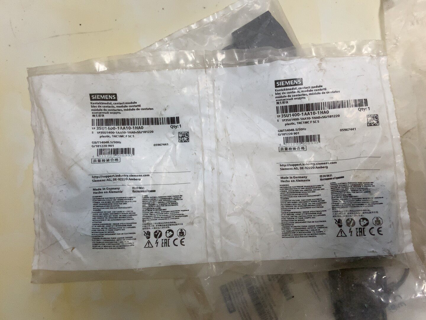 Siemens 3SU1400-1AA10-1HA0 Модуль 2