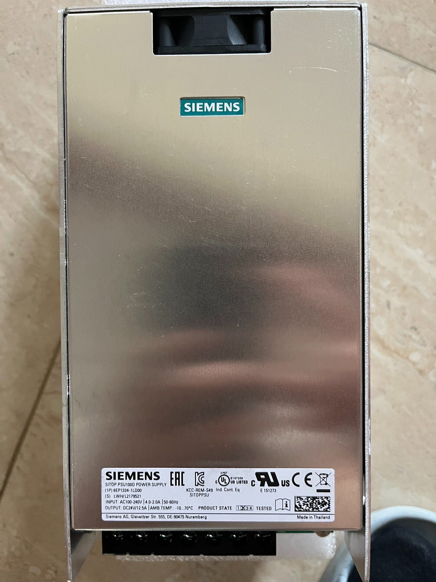 Siemens 6EP1334-1LD00 Источник питания постоянного тока