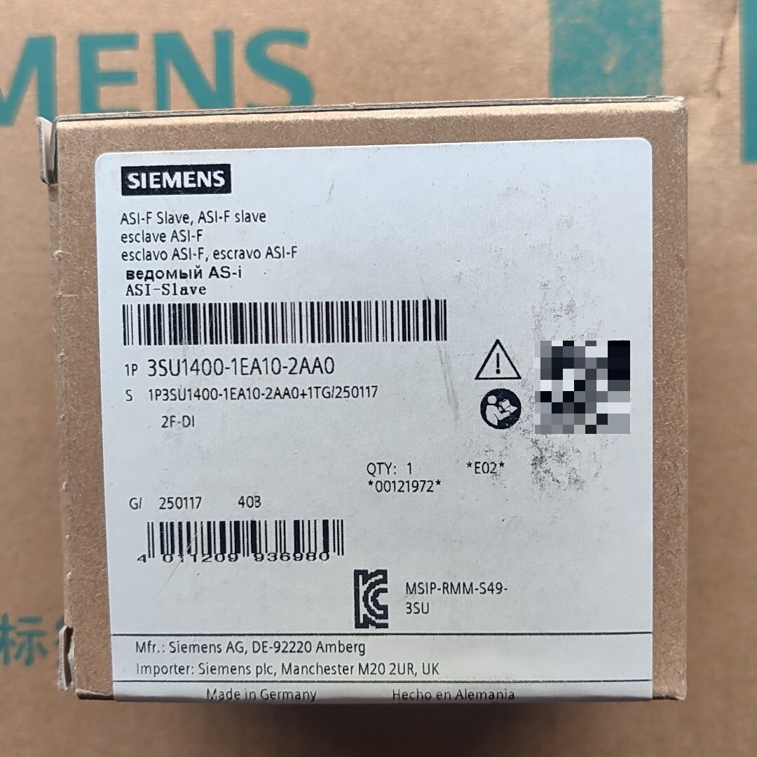 Siemens 3SU1400-1EA10-2AA0 Модуль