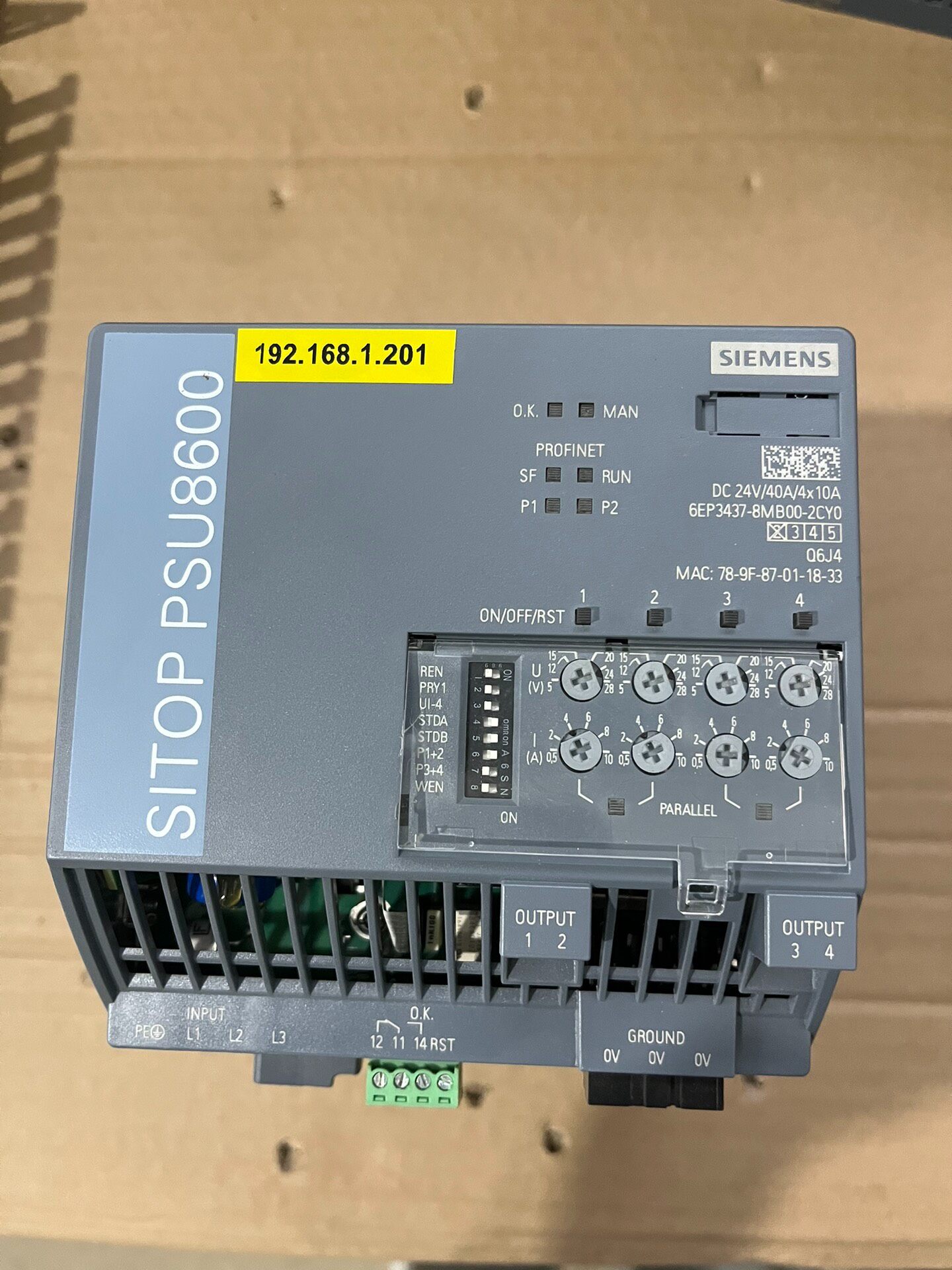 Siemens 6EP3436-8MB00-2CY0 Источник питания постоянного тока