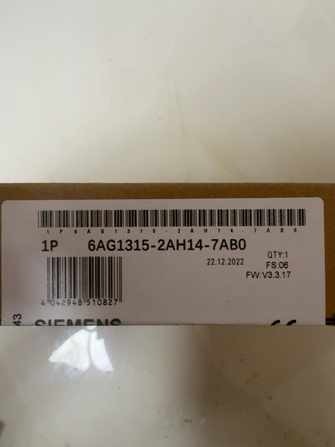 Siemens 6AG1315-2AH14-7AB0 SIMATIC S7-300
