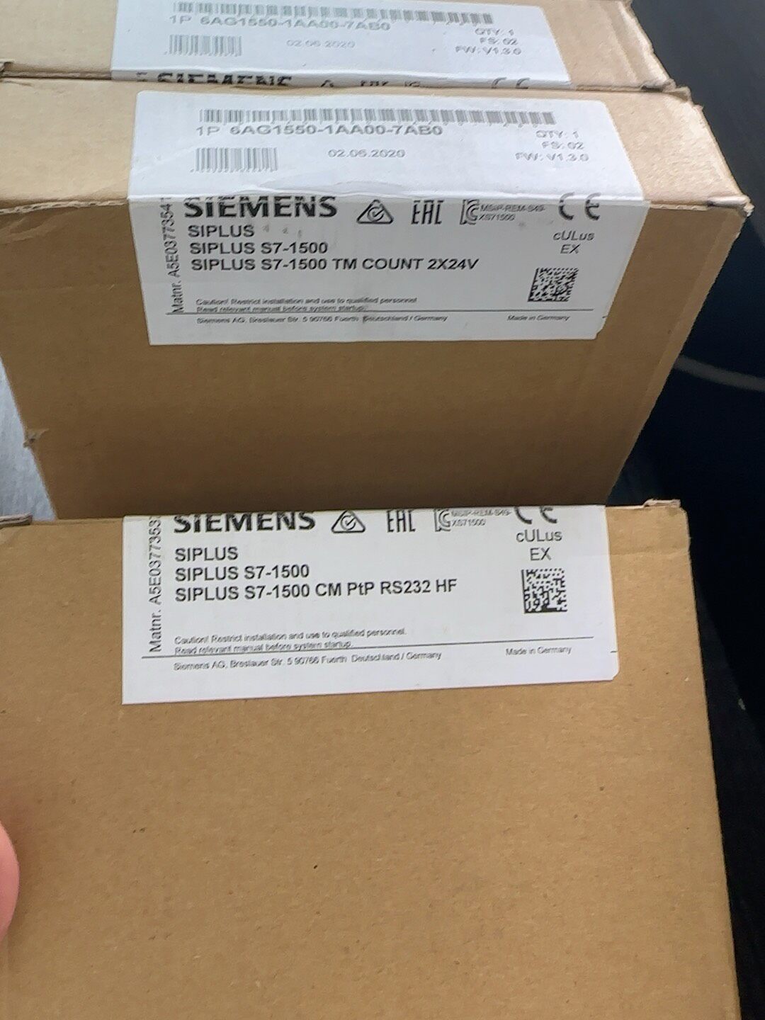 Siemens 6AG1550-1AA00-7AB0 Модуль S7-1500 2