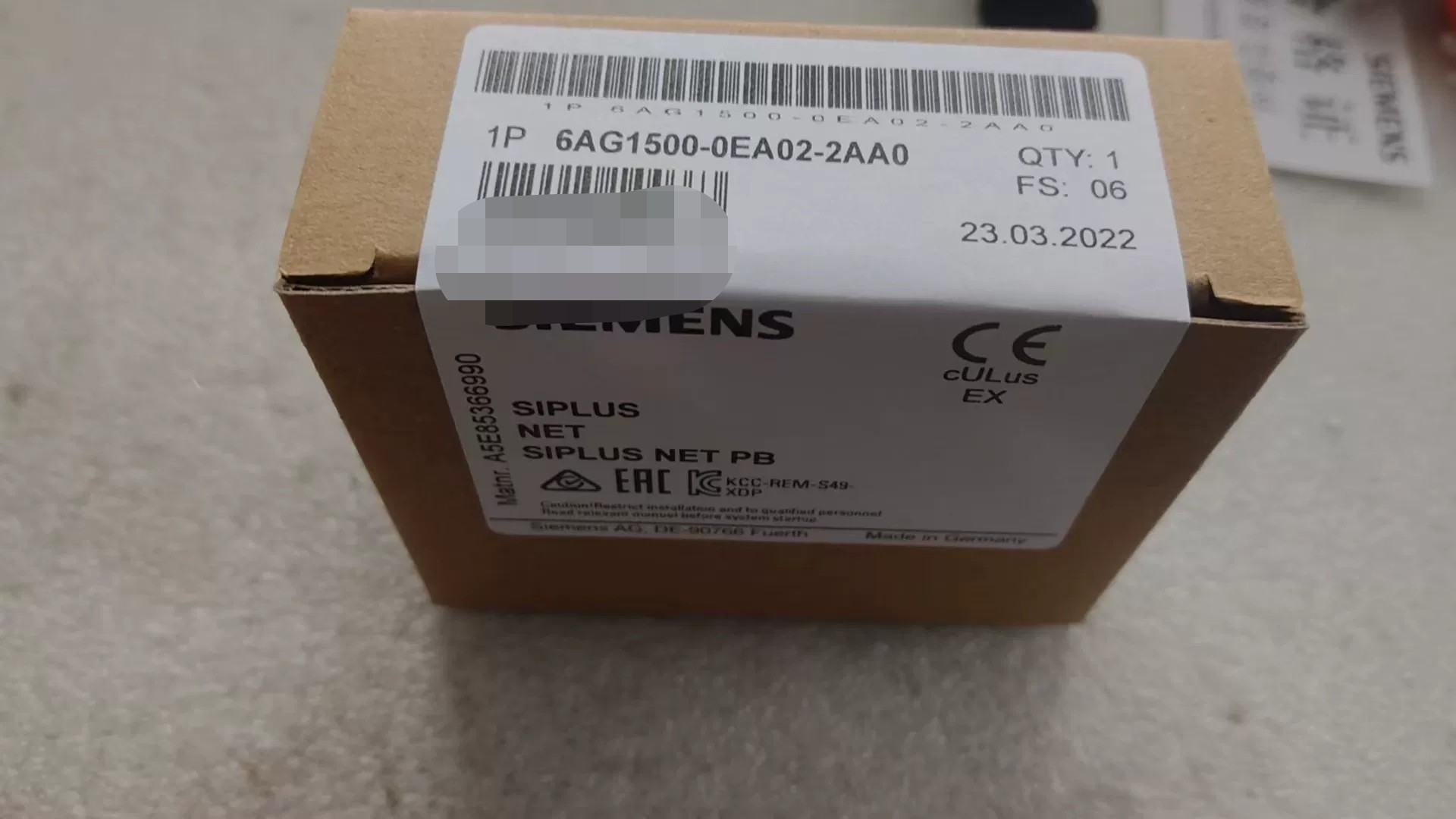 Siemens 6AG1500-0EA02-2AA0 Модуль S7-400