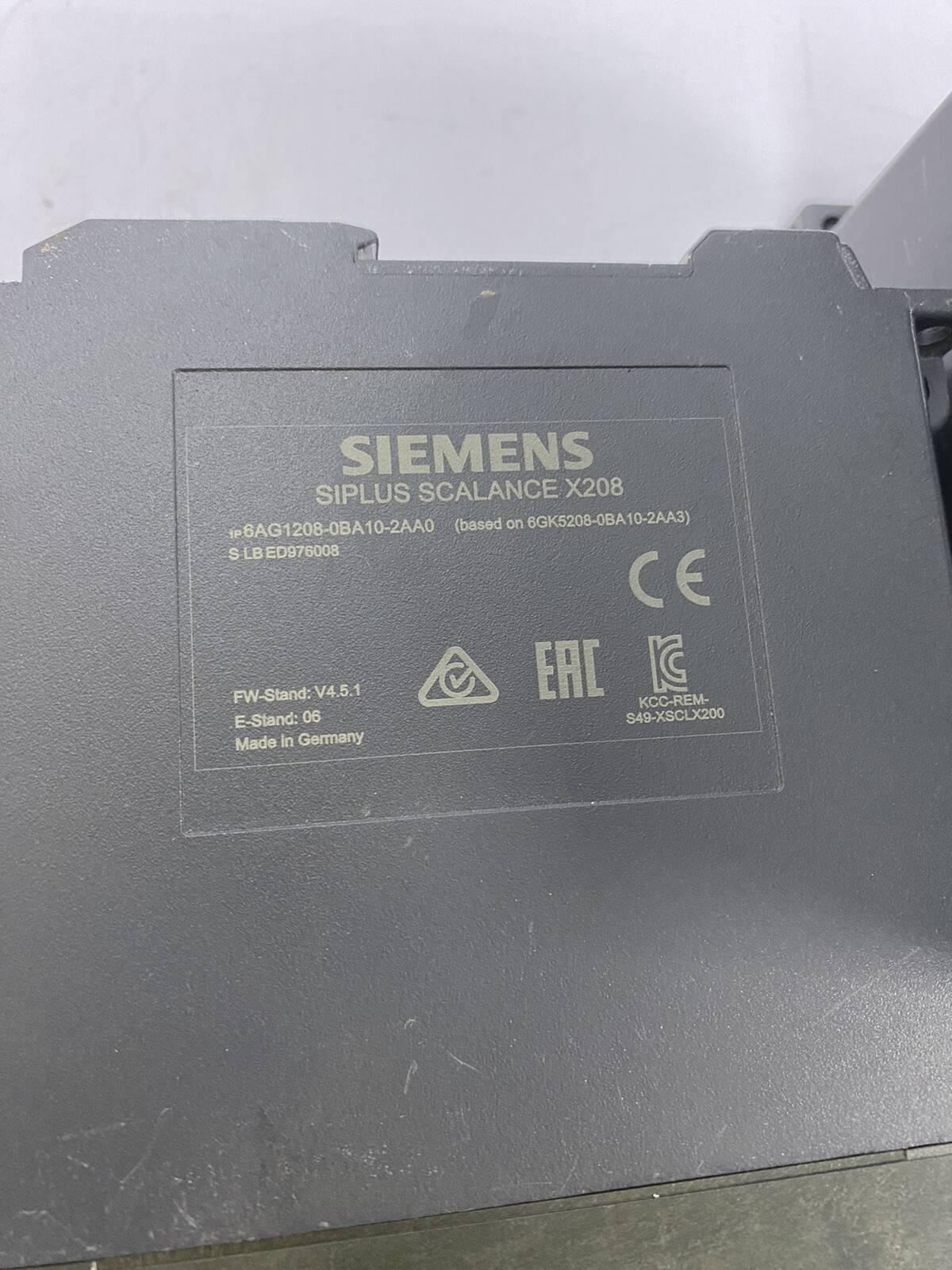 Siemens 6AG1208-0BA10-2AA0 Модуль 2