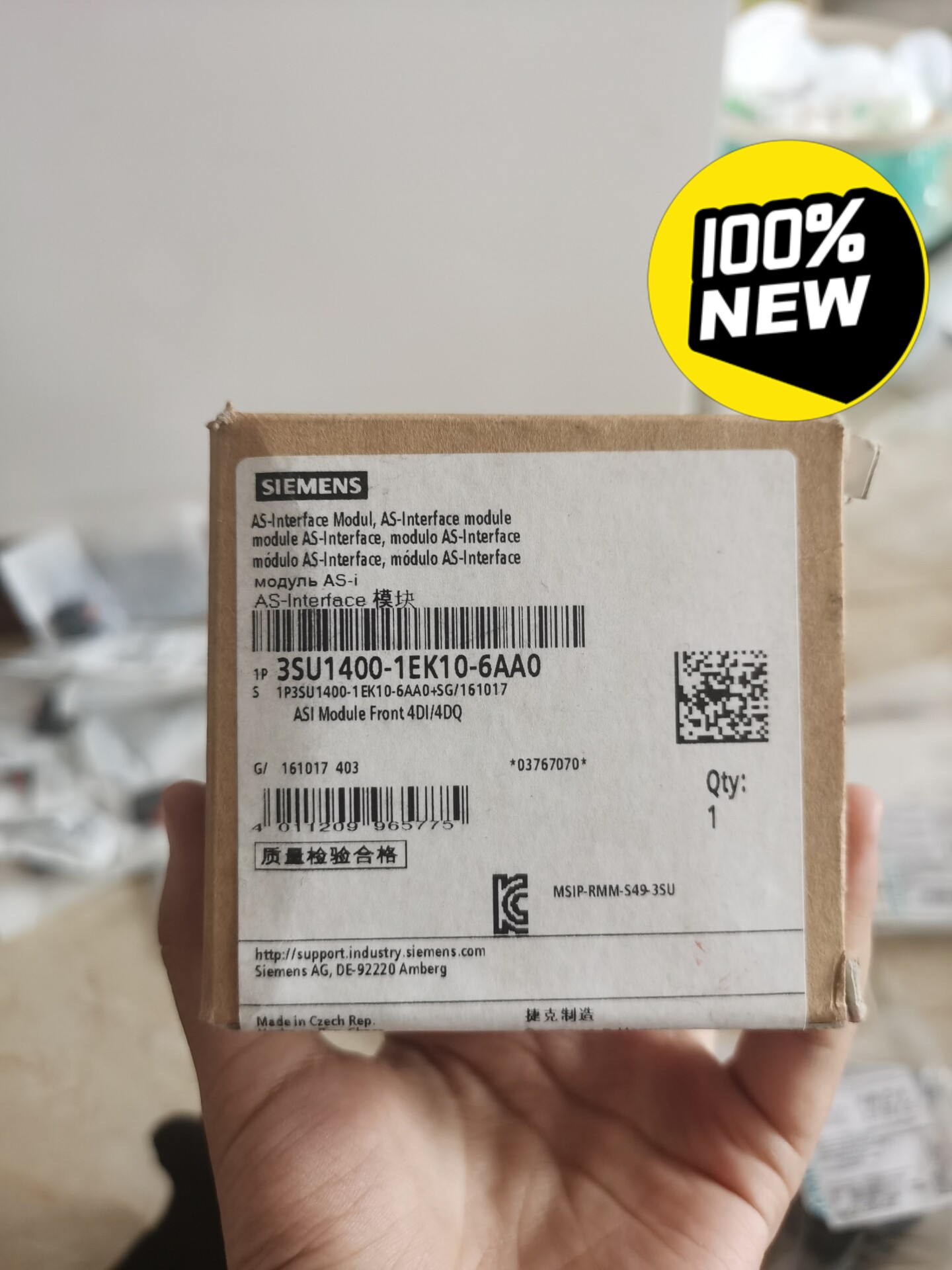 Siemens 3SU1400-1EK10-6AA0 Модуль
