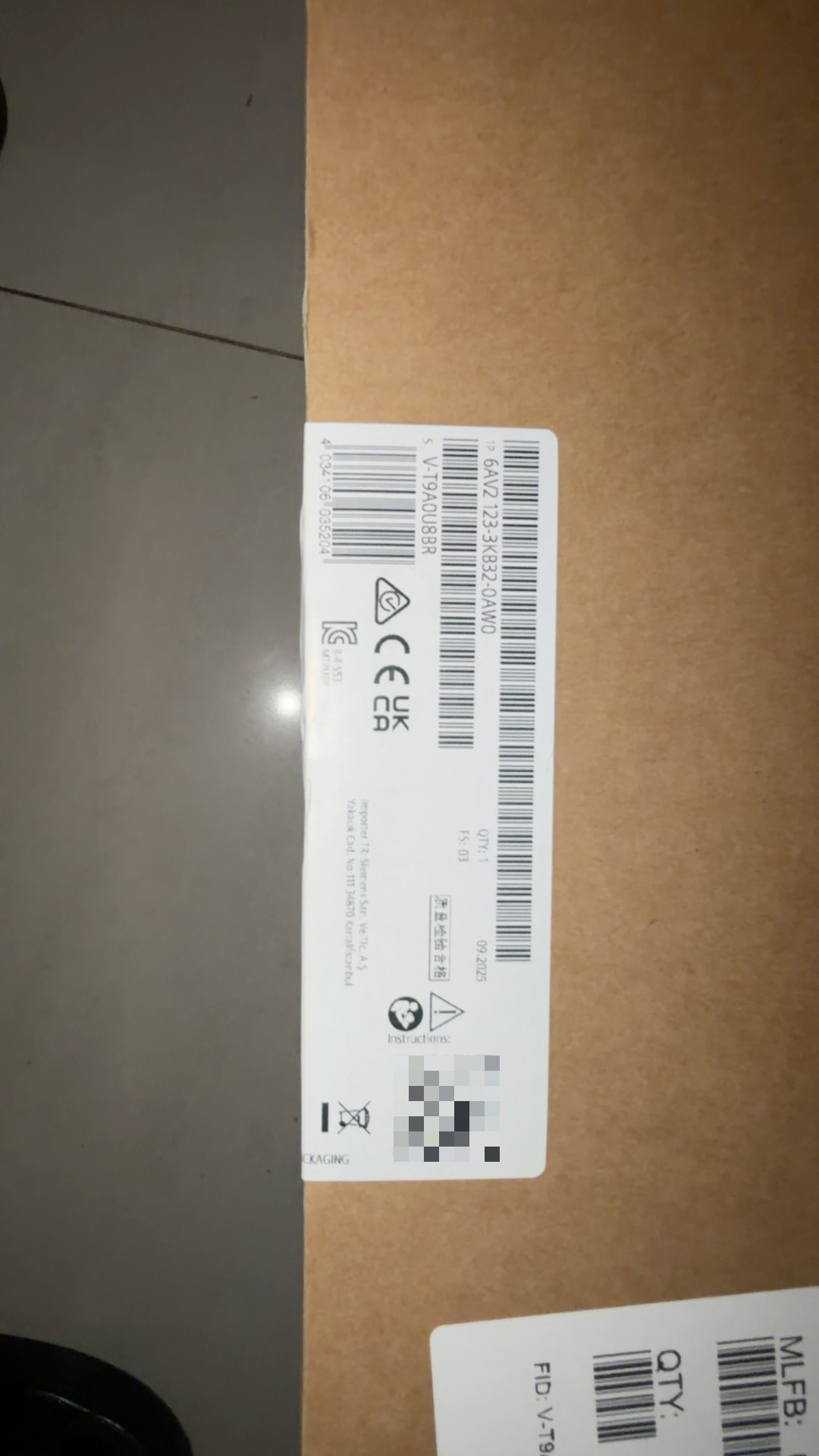 Siemens 6AV2123-3KB32-0AW0 Панели оператора / HMI