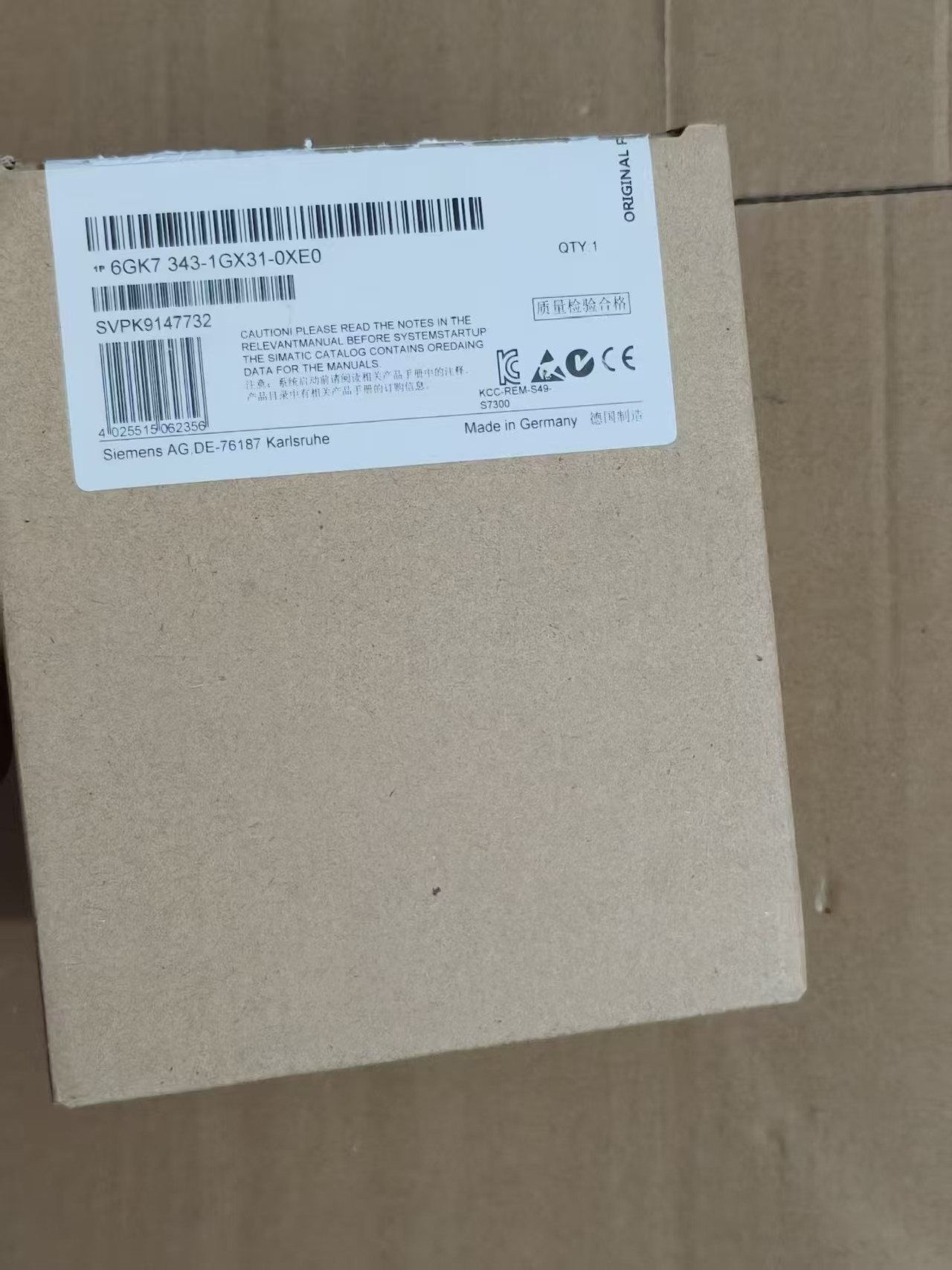 Siemens 6GK7343-1GX31-0XE0 SIMATIC S7-300 2