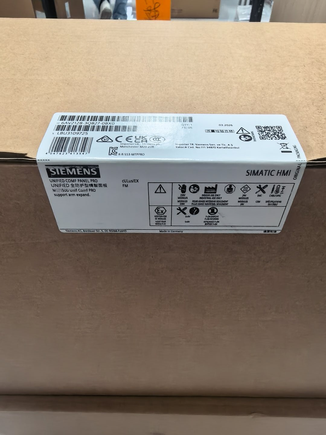 Siemens 6AV2128-3QB27-0BX0 Панели оператора / HMI 2