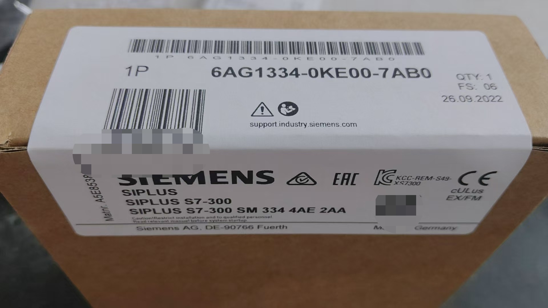 Siemens 6AG1334-0KE00-7AB0 Модуль S7-300